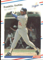 1988 Fleer Baseball Cards      527     Franklin Stubbs